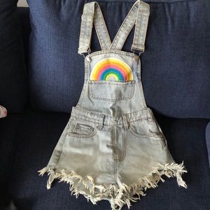 UNIF booty short overalls